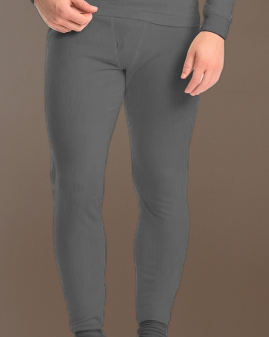 Men's luxury Charcoal Interlock Warmer TROUSER